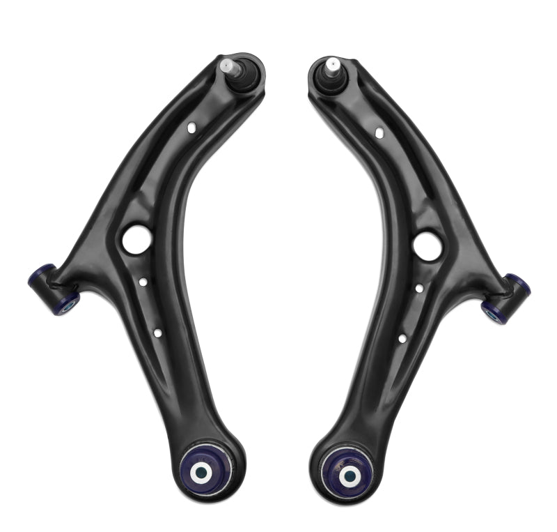 Superpro 13-17 Ford Fiesta Complete Front Lower Control Arm Kit (Caster Increase) Control Arms Superpro