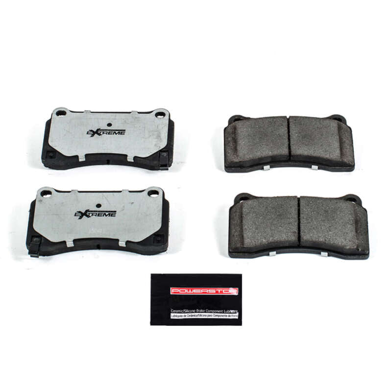 Power Stop 09-18 Nissan GT-R Rear Z26 Extreme Street Brake Pads w/Hardware Brake Pads - Performance PowerStop