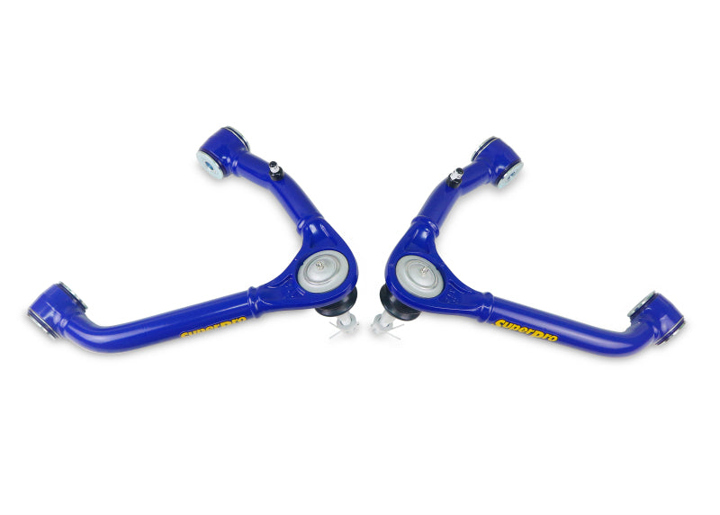SuperPro 09-18 Chevrolet Silverado 1500 / GMC Sierra 1500 Front Upper Control Arm Set Control Arms Superpro