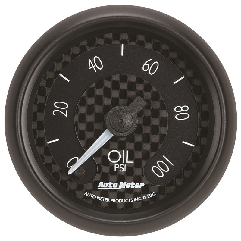 Autometer GT Series 52mm Full Sweep Electronic 0-100 PSI Oil Pressure Gauge Gauges AutoMeter