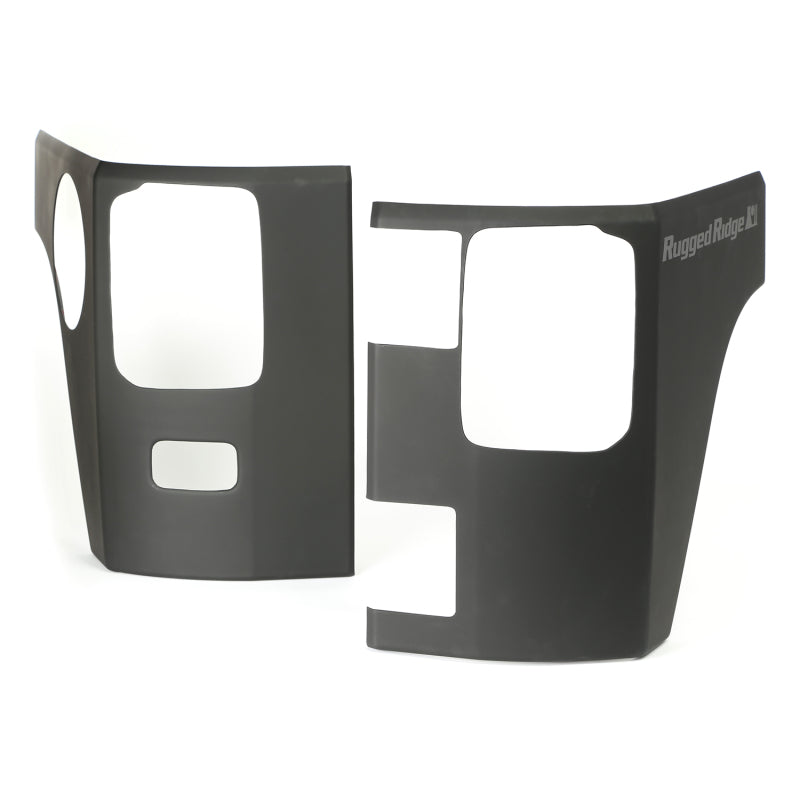 Rugged Ridge Rear Corner Kit Body Armor 2-Door 7-18 Jeep Wrangler Body Armor & Rock Rails Rugged Ridge