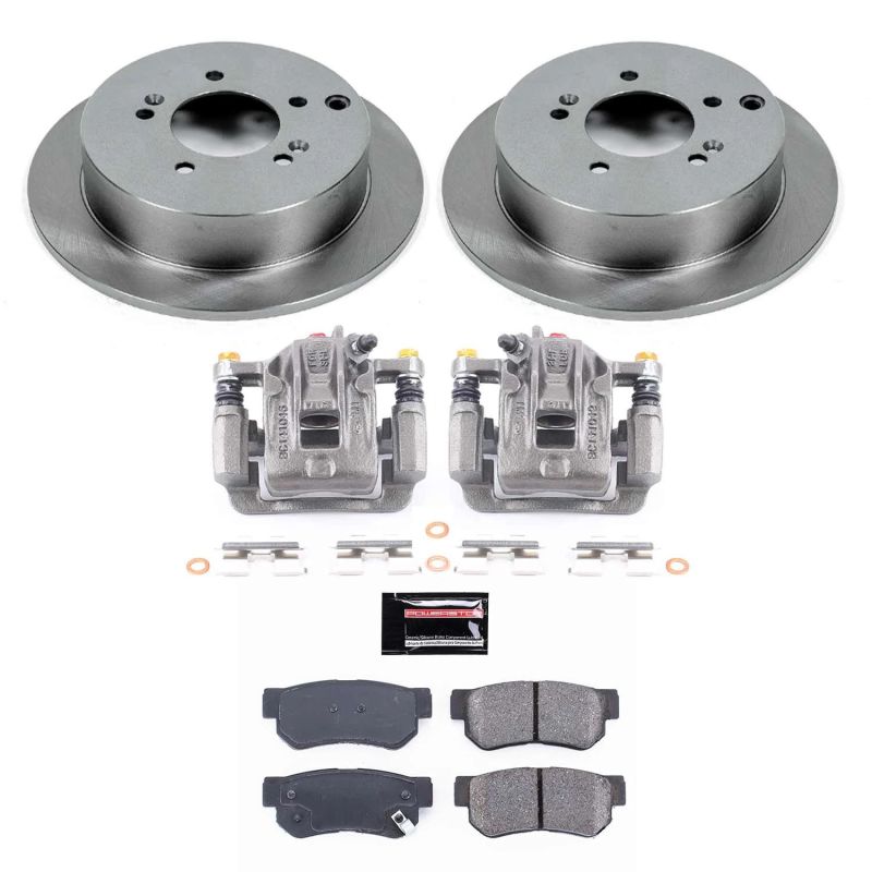 Power Stop 01-06 Hyundai Santa Fe Rear Autospecialty Brake Kit w/Calipers Brake Kits - OE PowerStop