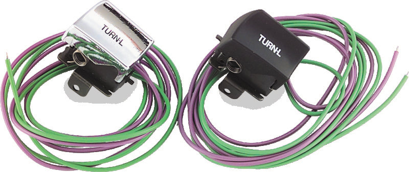 Twin Power 82-95 Big Twin and XL Black Left Turn Signal Switch Replaces H-D 71599-92 Switch Panels TwinPower