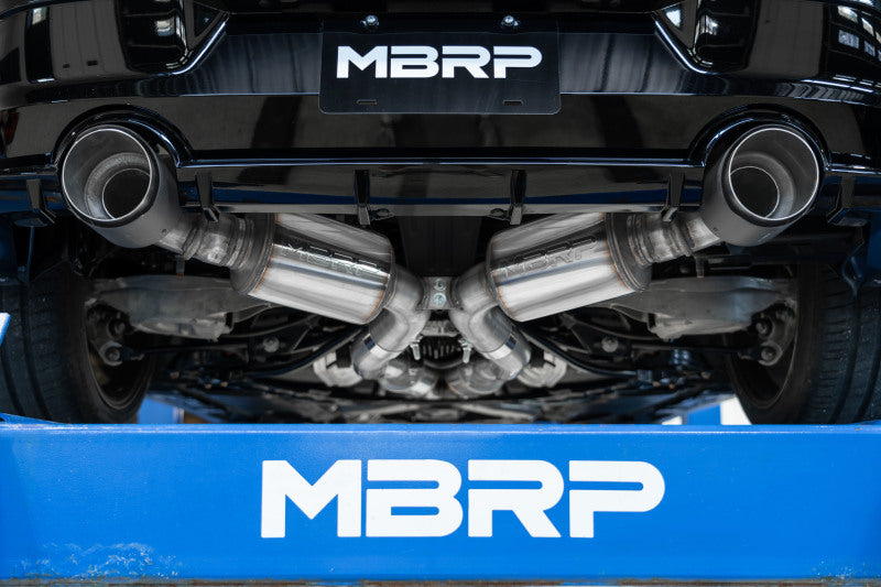 MBRP 23-24 Nissan Z 3.0L Armor Pro T304 Stainless Steel 3in Cat-Back Dual Rear Exit w/ 5in OD Tips Catback MBRP