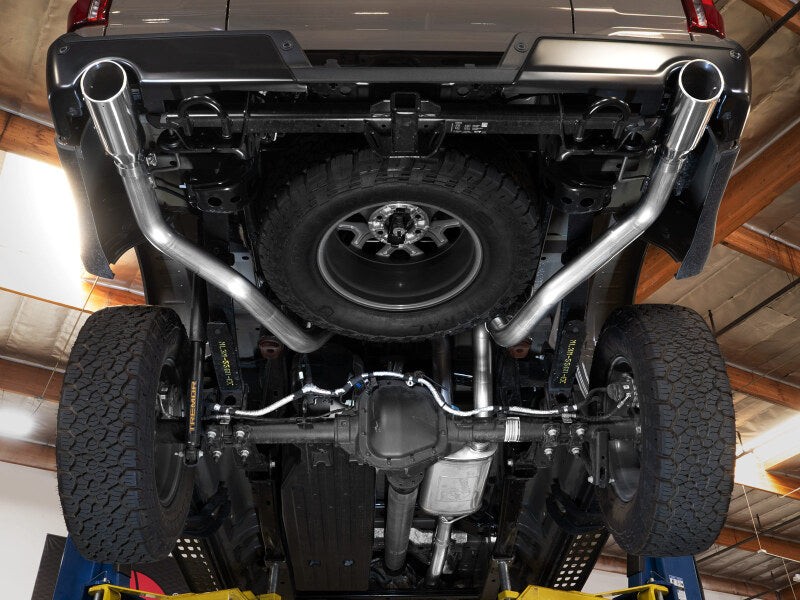 aFe 21-26 Ford F150 Tremor Vulcan Series 3IN 304SS Cat-Back Exhaust Dual Rear Exit w/Polished Tip Catback aFe
