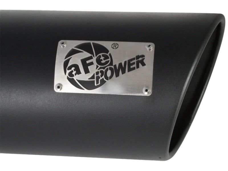 aFe MACH Force-XP 409 SS Right Side Single Wall Exhaust Tip 5in Inlet x 7in Outlet x 15in L Tips aFe
