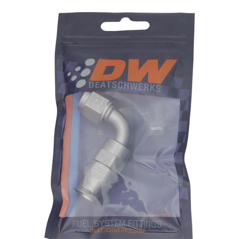 DeatschWerks 6AN Female Swivel 90-Degree Hose End PTFE (Incl. 1 Olive Insert) Fittings DeatschWerks