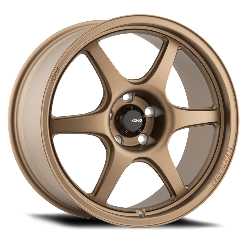 Konig Hexaform 17x8 4x100 ET45 Matte Bronze Wheels - Cast Konig