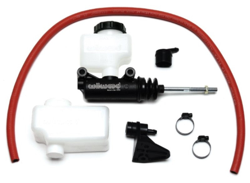 Wilwood Short Remote Side Mount M/C Kit 1in Bore 3/8in-24 Banjo Outlet Brake Master Cylinder Wilwood