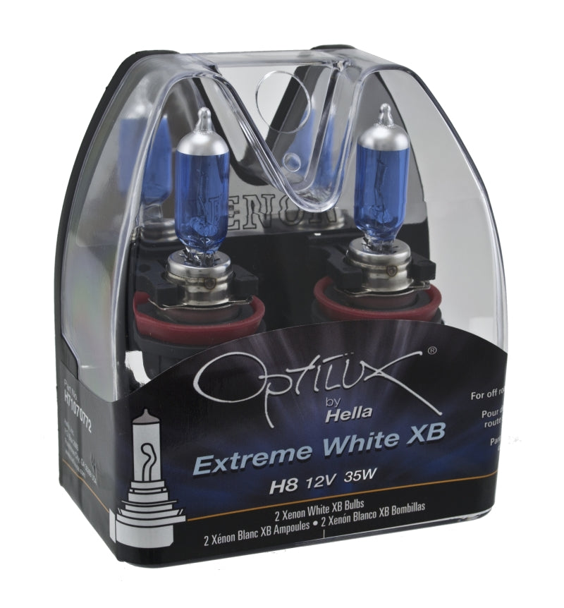 Hella Optilux H8 12V/35W XB Xenon White Bulb (pair) Bulbs Hella