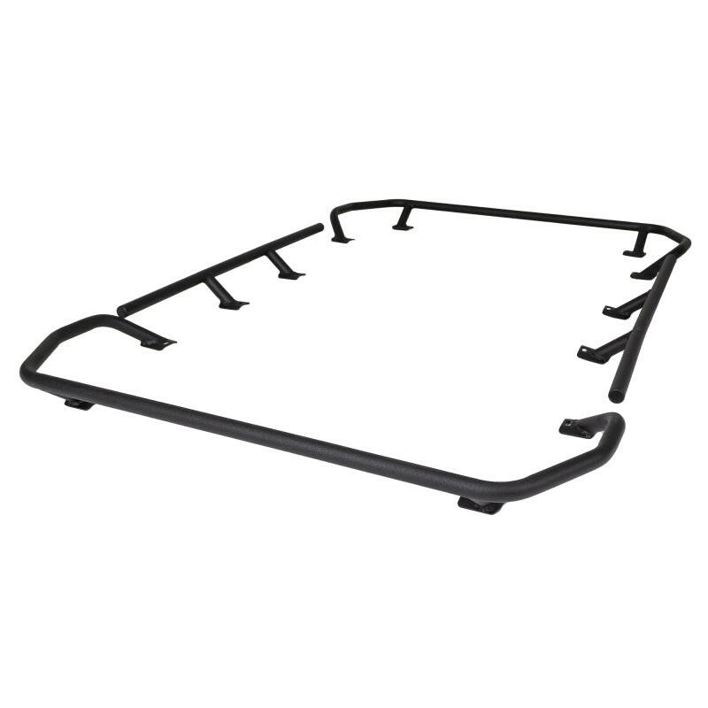 Go Rhino SRM300 Quad Overland Rail Kit (For 60x40in. Rack) - Tex. Blk (Rails ONLY - Req. Platform) Roof Baskets Go Rhino