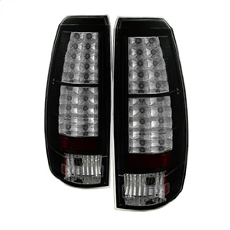 Spyder Chevy Avalanche 07-13 LED Tail Lights Black ALT-YD-CAV07-LED-BK Tail Lights SPYDER