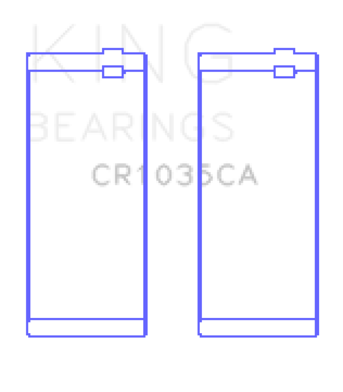 King Engine Bearings Dodge Cummins B-Series L4/L6 (Size STD) Rod Bearing Set Bearings King Engine Bearings