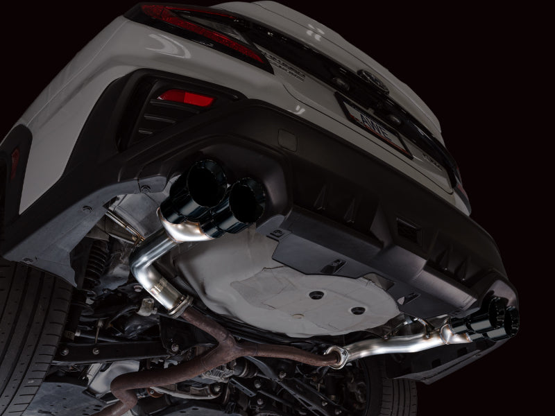 AWE Tuning 22-25 Subaru VB WRX Track Edition Axle-Back Exhaust - Diamond Black Tips Axle Back AWE Tuning