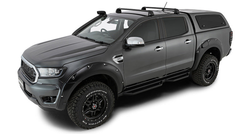 Rhino-Rack 11-20 Ford Ranger PX 4 Door Double Cab Vortex ROC25 Flush 2 Bar Roof Rack - Black Roof Rack Rhino-Rack