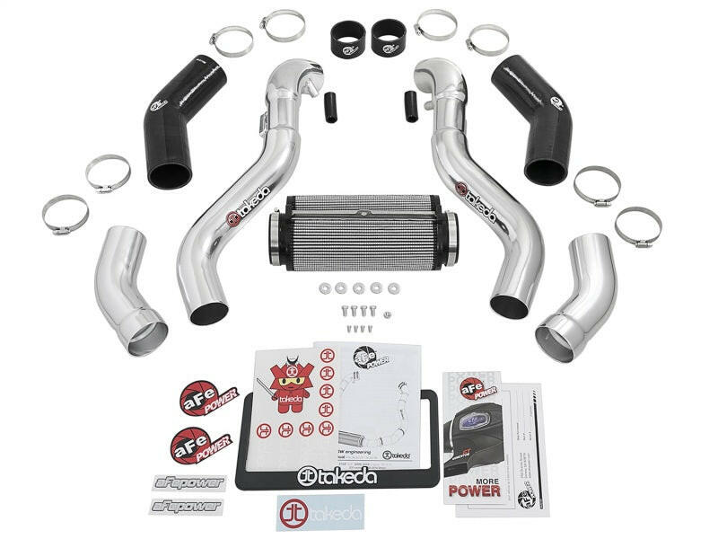 aFe Takeda Intake Stage-2 Polished Pro DRY S 09-17 Nissan 370Z V6 3.7L Cold Air Intakes aFe