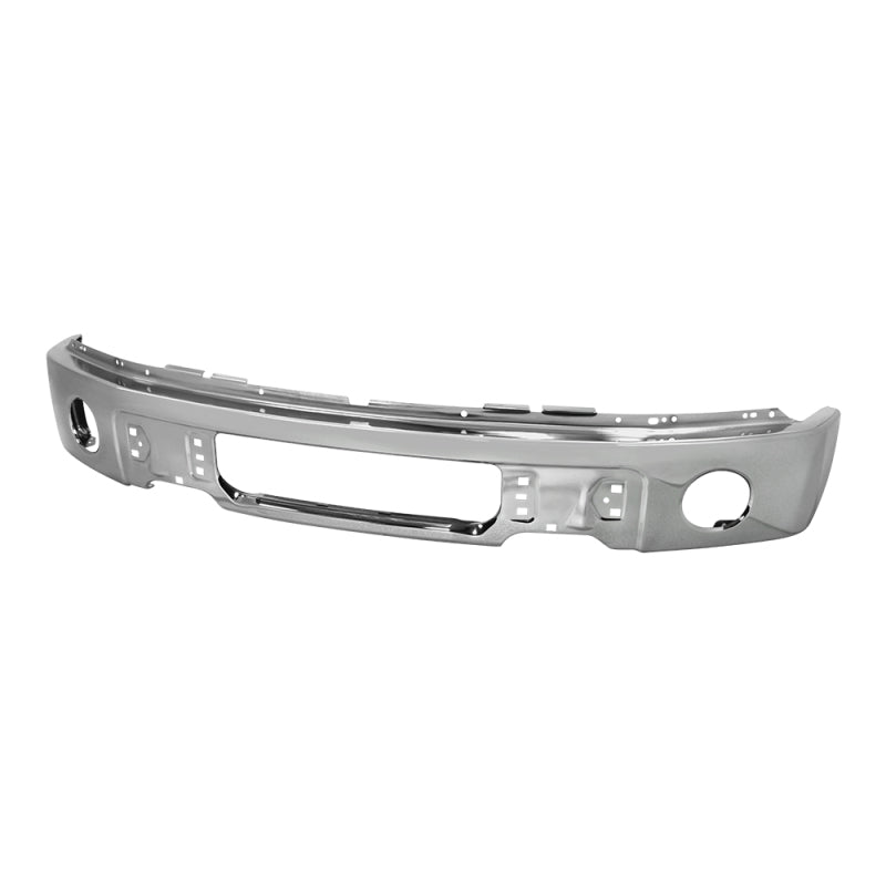 Spyder Ford F150 09-14 w/Fog Light Hole w/o Harley Model Front Bumper - Chrome (OEM 9L3Z17757B) Bumper Accessories SPYDER