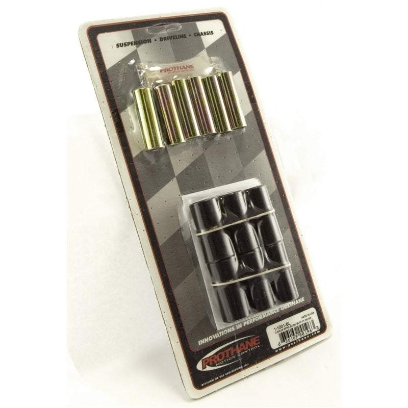 Rugged Ridge Leaf Spring Bushing Kit Front or Rear Black 55-75 CJ Bushing Kits Rugged Ridge