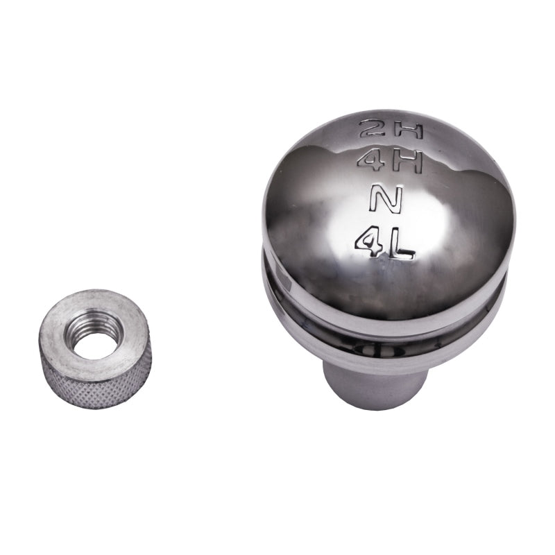 Rugged Ridge Billet Transfer Case Knob Alum 87-95 Jeep Wrangler YJ Dash & Interior Trim Rugged Ridge