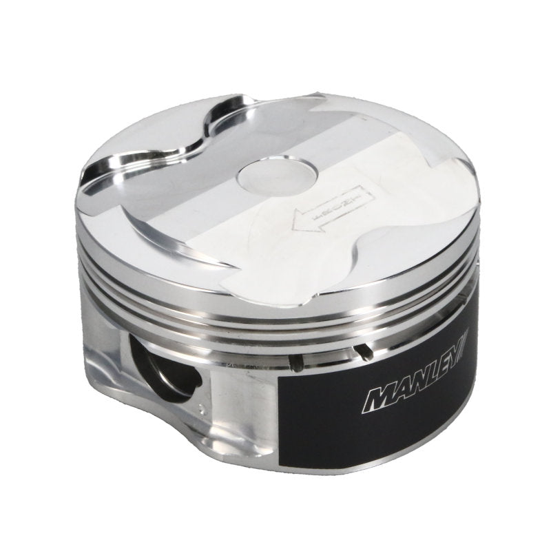 Manley 2018+ Ford Coyote 5.0L 6.75cc Dish 3.672in Bore 12:1 CR 22mm Pin Platinum Ext Duty Pistons Piston Sets - Forged - 8cyl Manley Performance