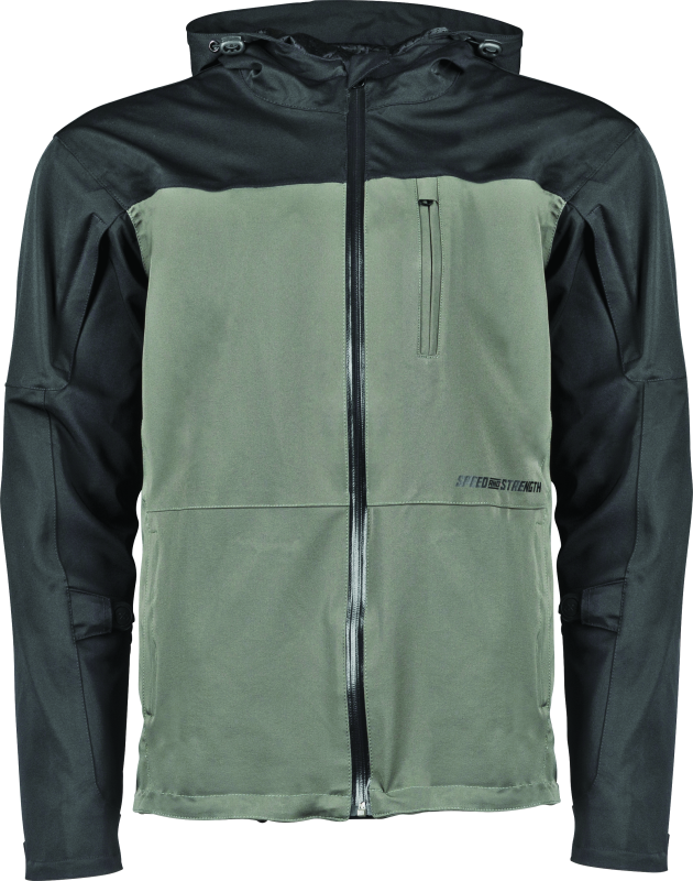 Speed and Strength Fame and Fortune Jacket Black/Olive - Large Jackets - Textile Speed and Strength