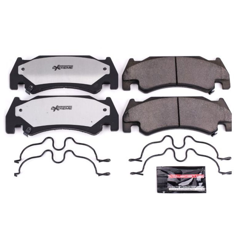 Power Stop 2005 Dodge Ram 1500 Front Z36 Truck & Tow Brake Pads w/Hardware Brake Pads - Performance PowerStop