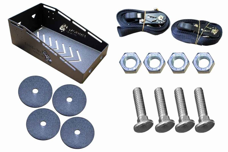 Fishbone Offroad Bed Mounted Spare Tire Mount Truck Bed Rack Fishbone Offroad