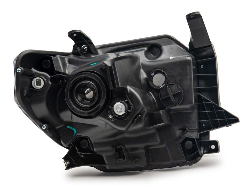 Raxiom 14-21 Toyota Tundra Axial Series Headlights w/ LED Bar- Blk Housing (Clear Lens) Headlights Raxiom