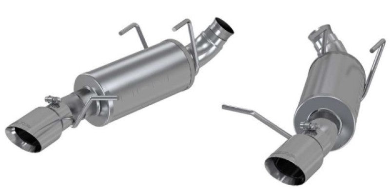 MBRP 11-14 Ford Mustang V6 3in. Dual Muffler Axle Back Split Rear Exhaust System AL Axle Back MBRP