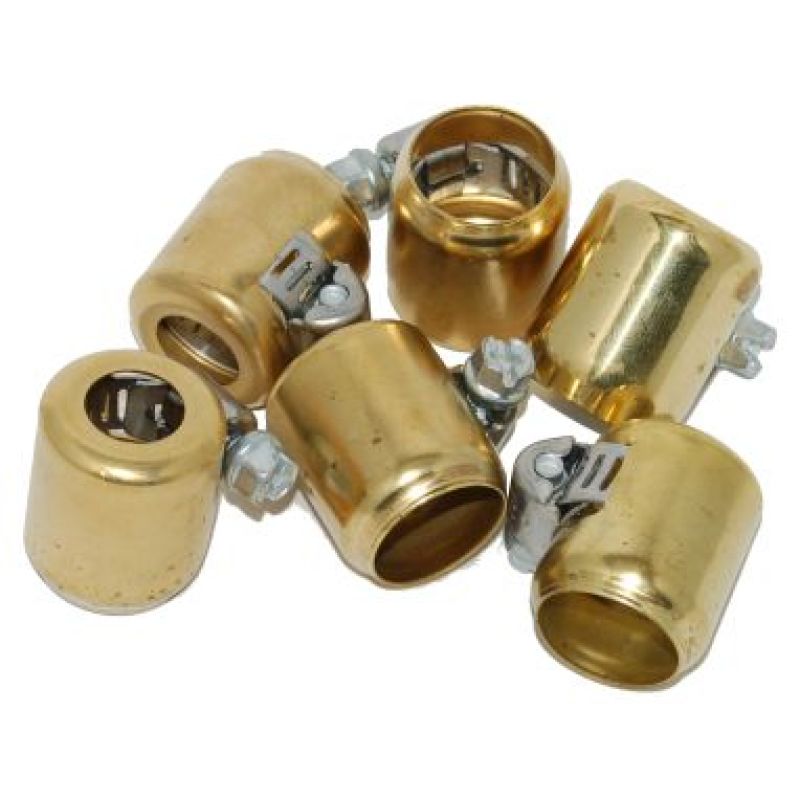 NAMZ Fuel Line Hose Clamps 1/4-5/16in. ID Brass (6 Pack) Clamps NAMZ