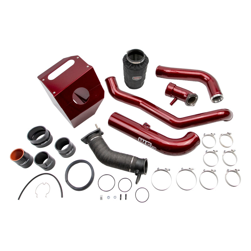 Wehrli 17-19 Chevrolet L5P Duramax High Flow Intake Bundle Kit - Red Cold Air Intakes Wehrli
