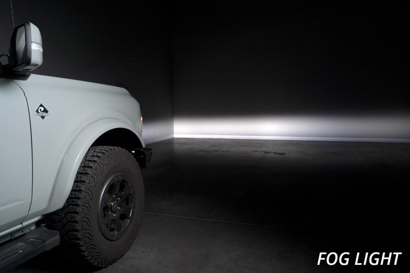 Diode Dynamics 21-Up Ford Bronco Stage Series Fog Pocket Kit - White Sport Fog Lights Diode Dynamics
