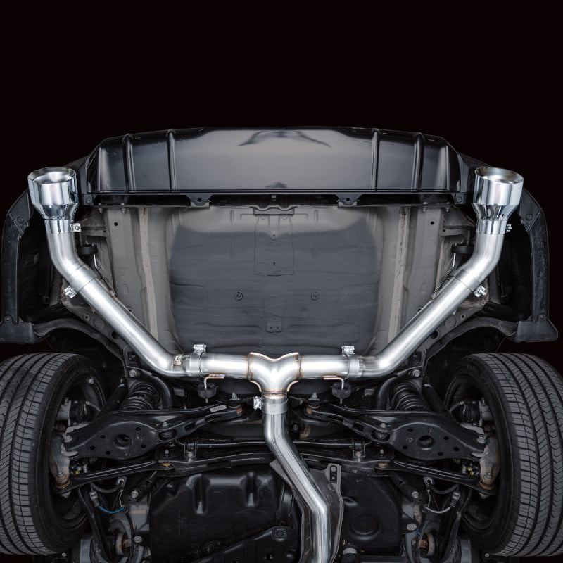 AWE Tuning 22+ Honda Civic Si/Acura Integra Track Edition Catback Exhaust - Dual Chrome Silver Tips Catback AWE Tuning