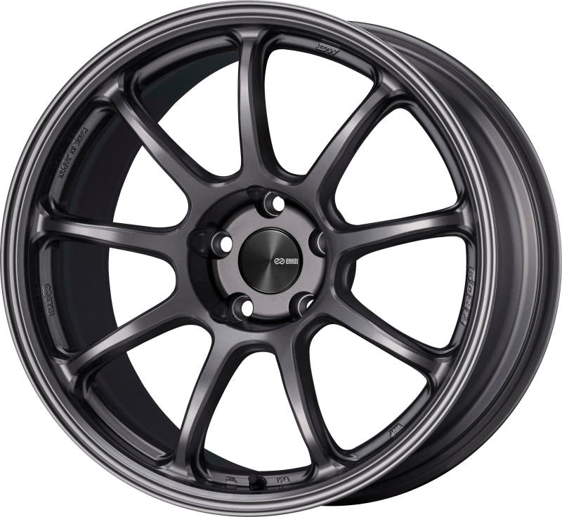 Enkei PF09 18x7.5 5x114.3 48mm Offset 75mm Bore Dark Silver Wheel Wheels - Cast Enkei