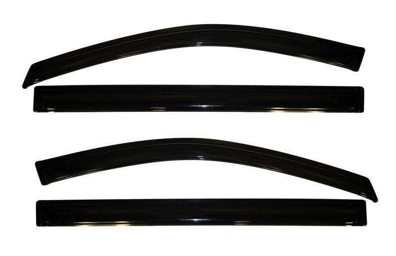 AVS 08-16 Chrysler Town & Country Ventvisor Outside Mount Window Deflectors 4pc - Smoke Wind Deflectors AVS