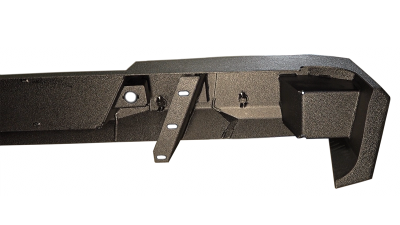 Fishbone Offroad 09-14 Ford F150 Rear Bumper - Black Bumpers - Steel Fishbone Offroad