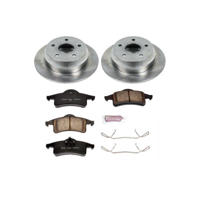 Power Stop 99-04 Jeep Grand Cherokee Rear Autospecialty Brake Kit Brake Kits - OE PowerStop