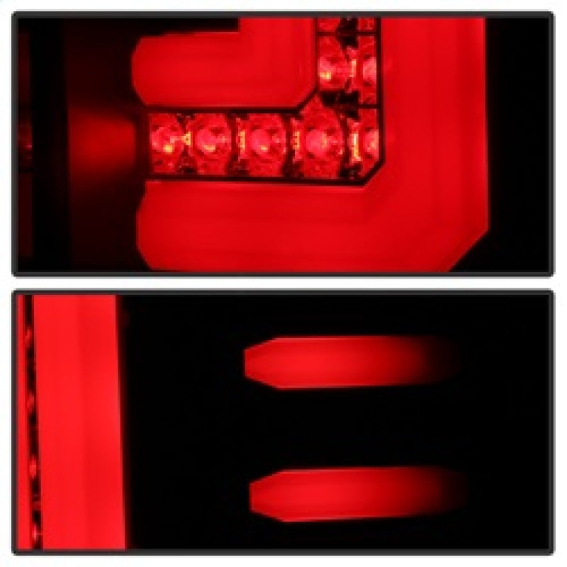 Spyder GMC Sierra 2016-2017 Light Bar LED Tail Lights - Black Smoke ALT-YD-GS16-LED-BSM Tail Lights SPYDER