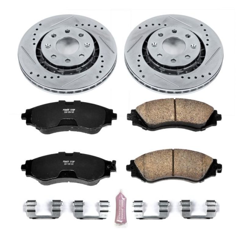 Power Stop 04-11 Chevrolet Aveo Front Z23 Evolution Sport Brake Kit Brake Kits - Performance D&S PowerStop