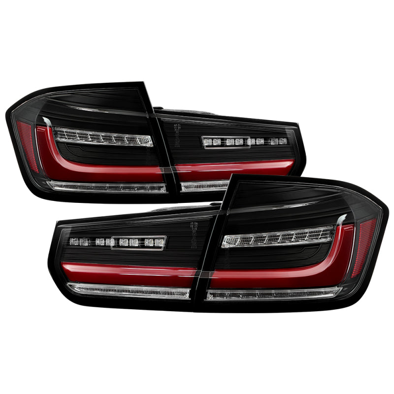 Spyder BMW 3 Series F30 2012-2018 Full LED Tail Lights (ALT-YD-BMWF3012-SEQ-BK) Black (WONT FIT X3) Tail Lights SPYDER