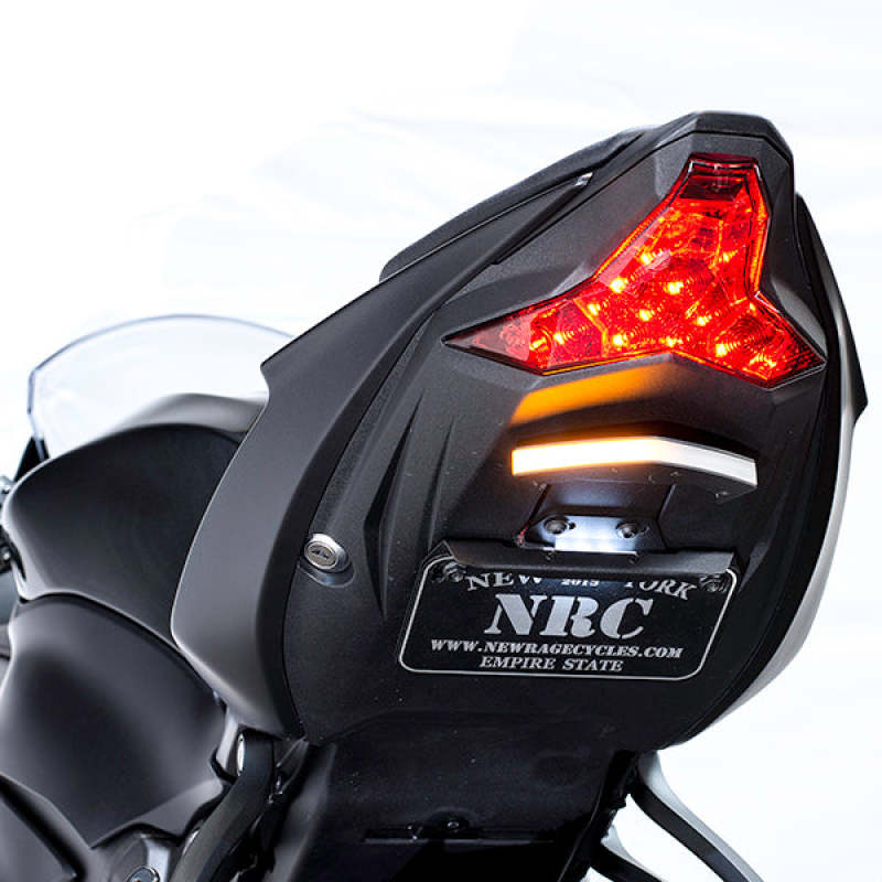 New Rage Cycles 19+ Kawasaki ZX-6R Fender Eliminator Kit Tucked Lights Corner New Rage Cycles