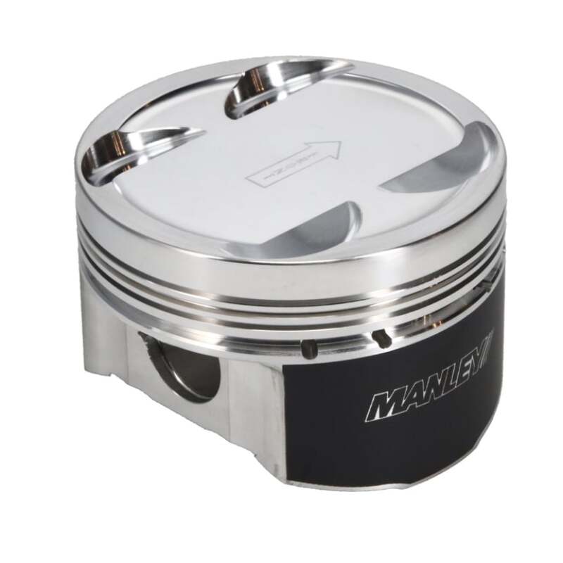 Manley Mitsubishi 2.0L 4B11T Piston Set - 86.00mm Bore 1.313in CH, 2.00 CC Piston Sets - Forged - 4cyl Manley Performance