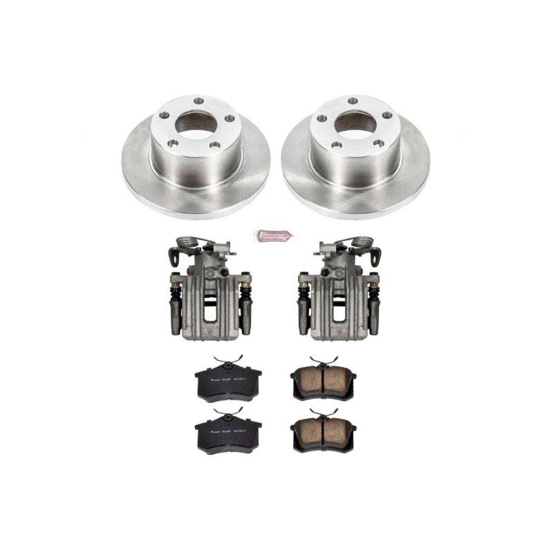 Power Stop 98-01 Audi A6 Quattro Rear Autospecialty Brake Kit w/Calipers Brake Kits - OE PowerStop