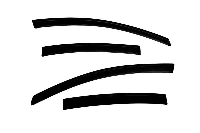AVS 07-12 Nissan Sentra Ventvisor Outside Mount Window Deflectors 4pc - Smoke Wind Deflectors AVS