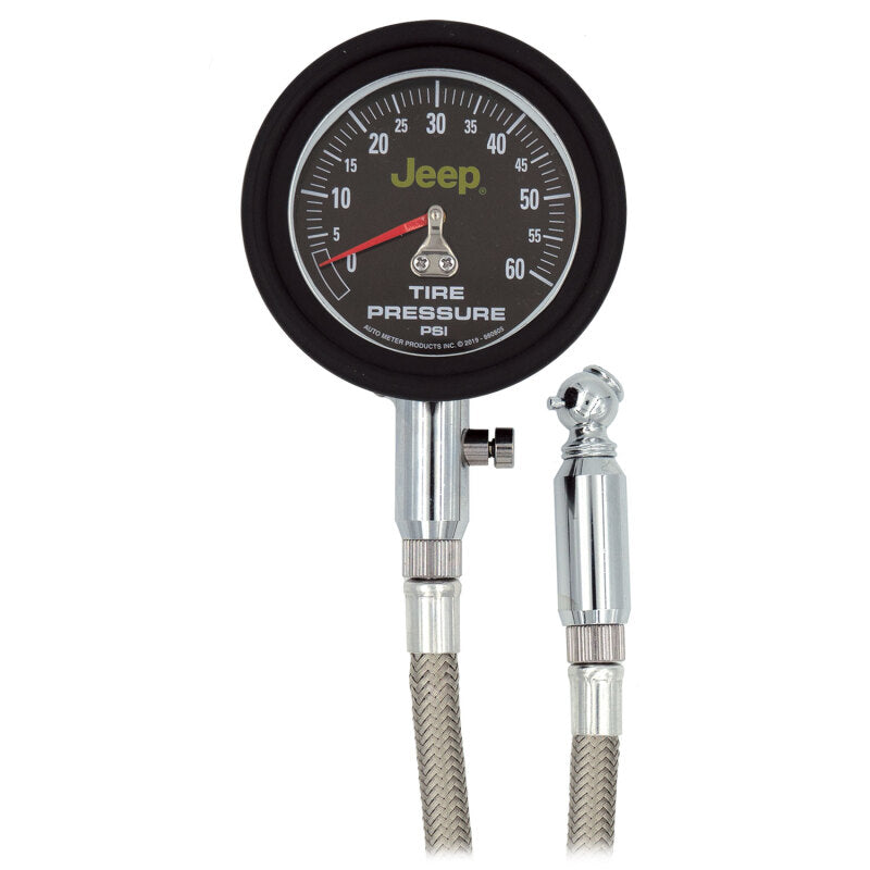 Autometer JEEP 0-60 PSI Analog Tire Pressure Gauge Gauges AutoMeter