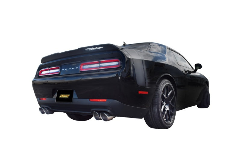 Gibson 15-19 Dodge Challenger SRT Hellcat 6.2L 3in Cat-Back Dual Exhaust - Stainless Catback Gibson