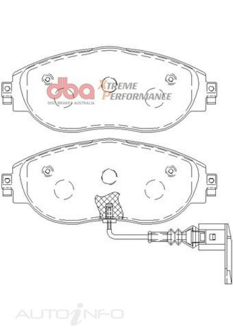 DBA 13-21 Volkswagen Golf R (MK7) XP Performance Front Brake Pads Brake Pads - Performance DBA