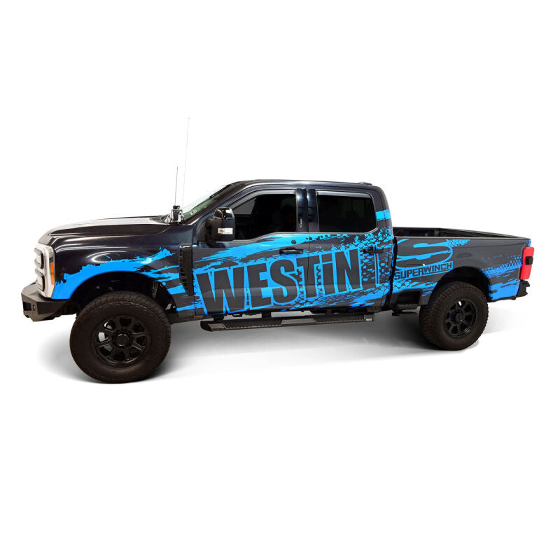 Westin 15-25 Ford F-150 SuperCrew / 17-25 F-250/350 CC AT6 Running Boards - Black Running Boards Westin