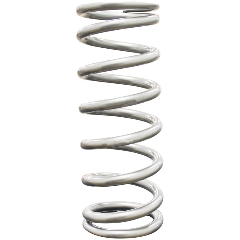 QA1 2-1/2in ID High Travel Spring - 9in Length x 650lbs/in - Silver Powder Coated Coilover Springs QA1