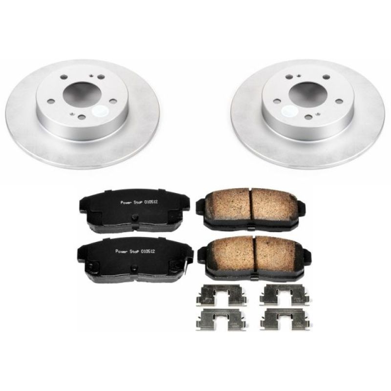 Power Stop 2001 Infiniti I30 Rear Z17 Evolution Geomet Coated Brake Kit Brake Kits - Performance Blank PowerStop
